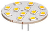 Faretto Led a Disco 12LED SMD G4 5050 2W 230lm Bianco Caldo, Classe E