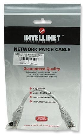 Cavo di rete Patch CCA Cat. 5e Bianco UTP 0,5 mt