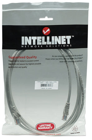 Cavo di rete Patch in Rame Cat. 5e Grigio UTP 1,5 m