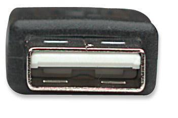 Cavo USB 2.0 A maschio/mini B 5 pin maschio 0,3 m Nero