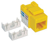 Frutto Keystone RJ45 Cat.6 UTP non schermato Giallo