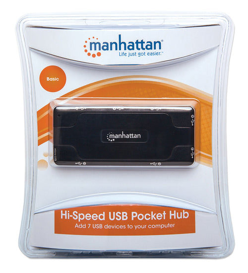 Mini Hub USB 2.0 alta velocità 7 porte