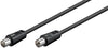 Cavo Antenna TV M/F 2,5 m nero