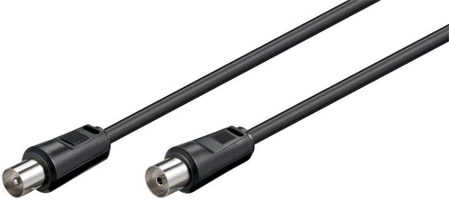 Cavo Antenna TV M/F 2,5 m nero