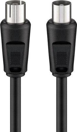 Cavo Antenna TV M/F 2,5 m nero