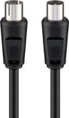 Cavo Antenna TV M/F 10,0 m nero