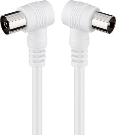 Cavo Antenna TV M/F 2,5 mt angolato 90&deg