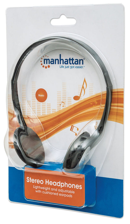 Cuffia Stereo con Auricolari Imbottiti