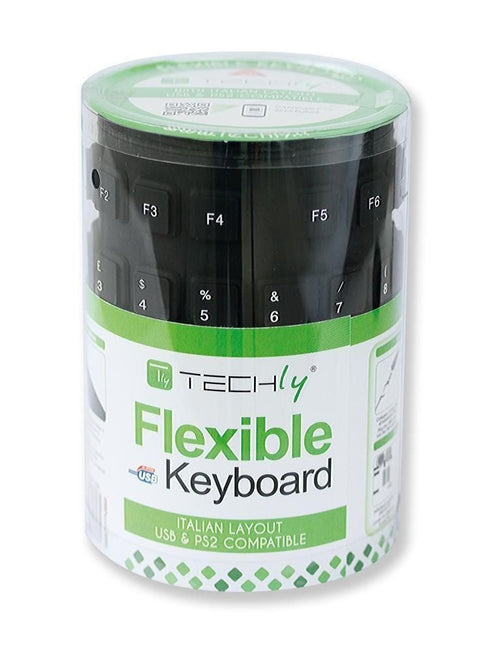 Tastiera Flessibile in Silicone USB/PS2