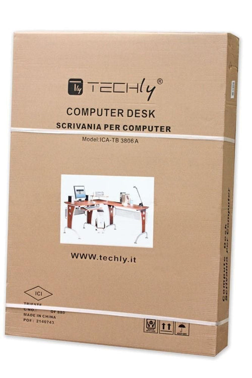 Scrivania per Computer Angolare in Ciliegio