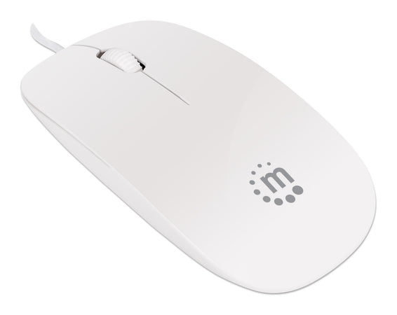 Mini Mouse Ottico USB Silhouette Cavo 1,2m Bianco