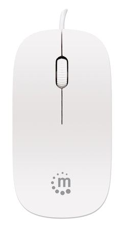Mini Mouse Ottico USB Silhouette Cavo 1,2m Bianco