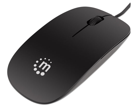 Mini Mouse Ottico USB Silhouette Cavo 1,2m Nero