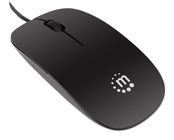 Mini Mouse Ottico USB Silhouette Cavo 1,2m Nero