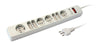 Multipresa 8 Posti Italiana 10A / Schuko Grigio