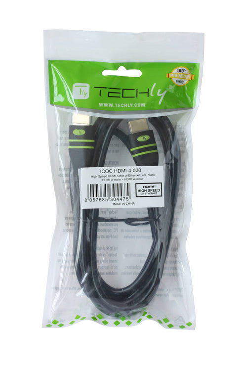 Cavo HDMI&trade High Speed con Ethernet A/A M/M con Ferrite 2m