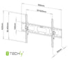 Supporto a Muro per TV LED LCD 40-65'' Inclinabile