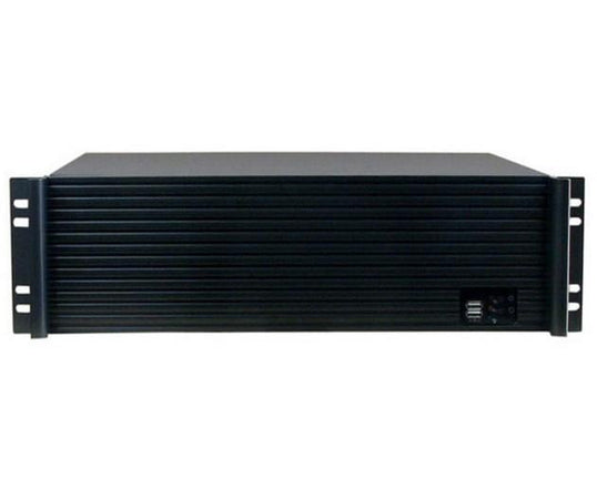 Chassis Industriale da Rack 19'' 3U Ultra Compatto Nero