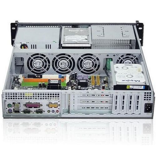 Chassis Industriale da Rack 19'' 2U Nero