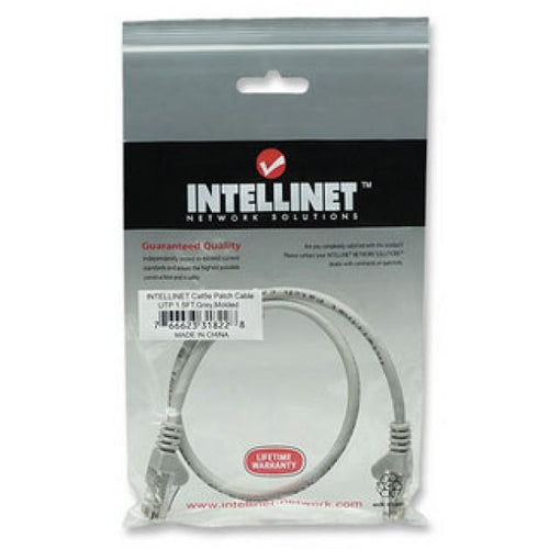 Cavo di rete Patch in CCA Cat. 6 Grigio UTP 0,5 m