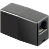 Adattatore Telefonico RJ12 6 poli 6 contatti Pin to Pin F/F Nero