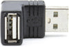 Adattatore USB A maschio/A femmina 90°