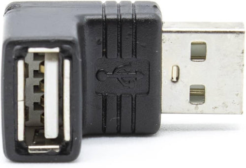 Adattatore USB A maschio/A femmina 90°