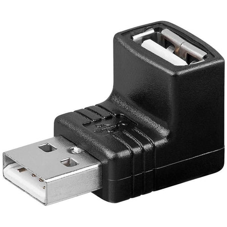 Adattatore USB A maschio/A femmina 90&deg