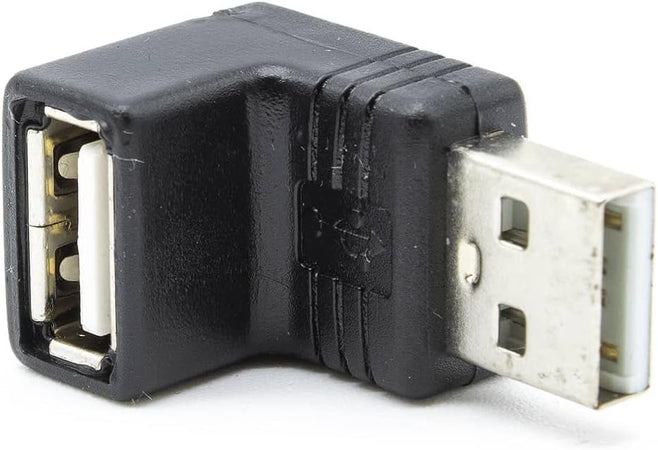 Adattatore USB A maschio/A femmina 90&deg