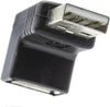 Adattatore USB A maschio/A femmina 90°