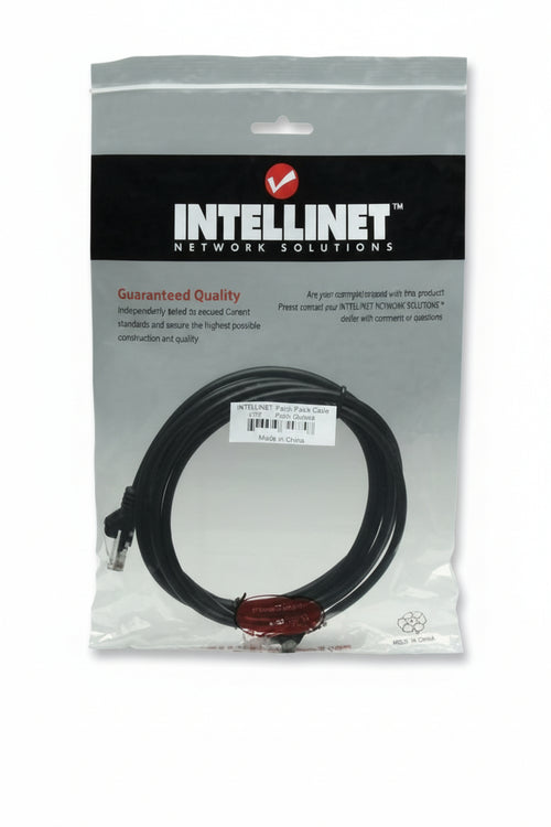 Cavo di rete Patch CCA Cat. 5e Nero UTP 20 mt