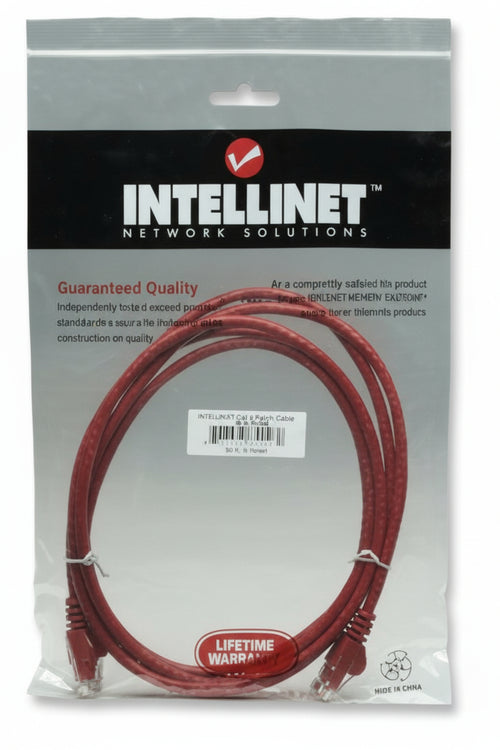Cavo di rete Patch in Rame Cat. 6A Rosso UTP 2 m