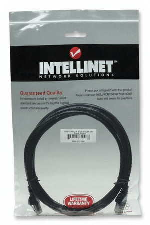 Cavo di rete Patch in Rame Cat. 6A Nero UTP 10 m