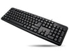 Tastiera 104 tasti USB layout americano Nero