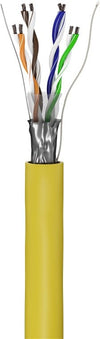 Matassa F/UTP Cavo Cat.5E CCA 100m Flessibile Giallo