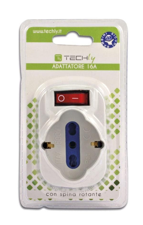 Adattatore con Spina 16A Rotante
