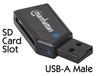 Mini Lettore di Memorie USB 2.0 card-reader 24in1