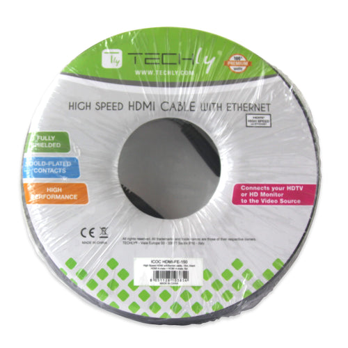 Cavo HDMI&trade High Speed con Ethernet A/A M/M 4K 25m Nero