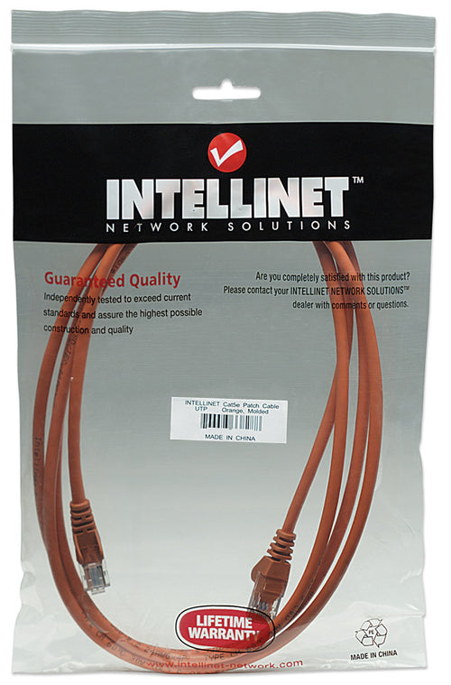 Cavo di rete Patch CCA Cat. 5e Arancione UTP 1 mt