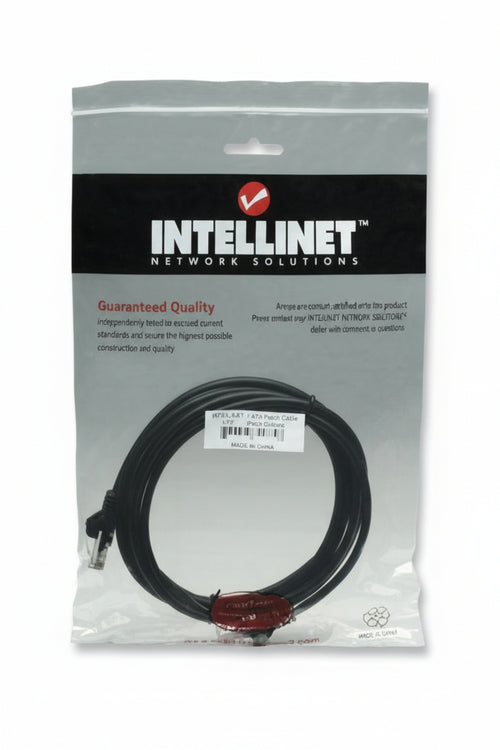 Cavo di rete Patch CCA Cat. 5e Nero UTP 0,25 mt