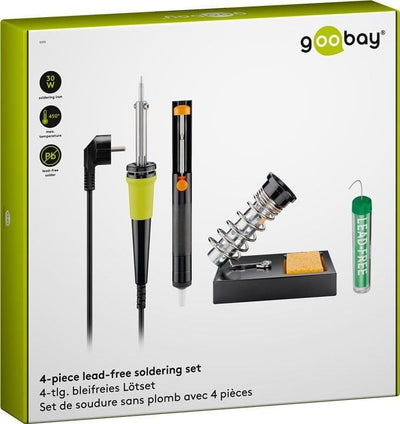 Kit per Saldatura 4 pezzi, con Stagnatore 30 Watt