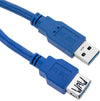 Cavo Prolunga USB 3.2 Superspeed A maschio/A femmina 0,5m Blu