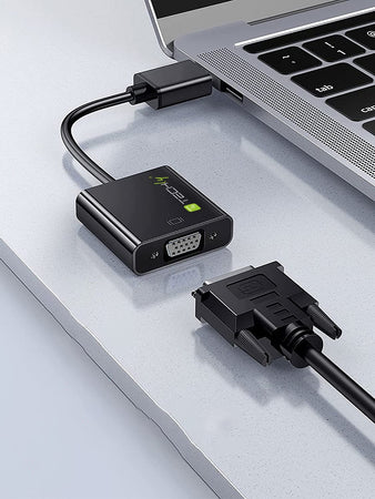 Cavo Convertitore Adattatore da HDMI&trade mini C a VGA con Micro USB e Audio