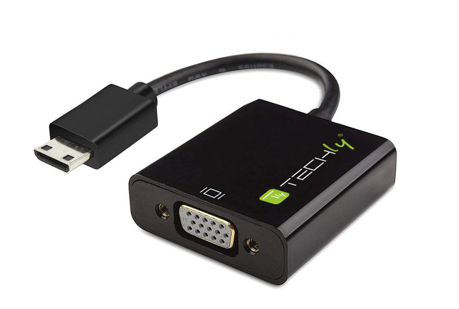 Cavo Convertitore Adattatore da HDMI&trade mini C a VGA con Micro USB e Audio