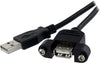 Cavo USB 2.0 A Maschio/A Femmina da Pannello 1 m