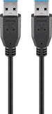 Cavo USB 3.2 A maschio/A maschio 3,0 m Nero