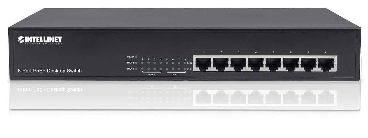 Switch PoE+ 8 Porte 10/100, Desktop / Rack
