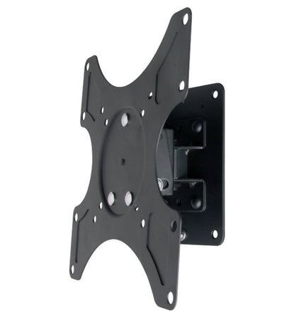 Supporto a muro per TV LED LCD 19 - 37'' inclinabile 1 snodo Nero