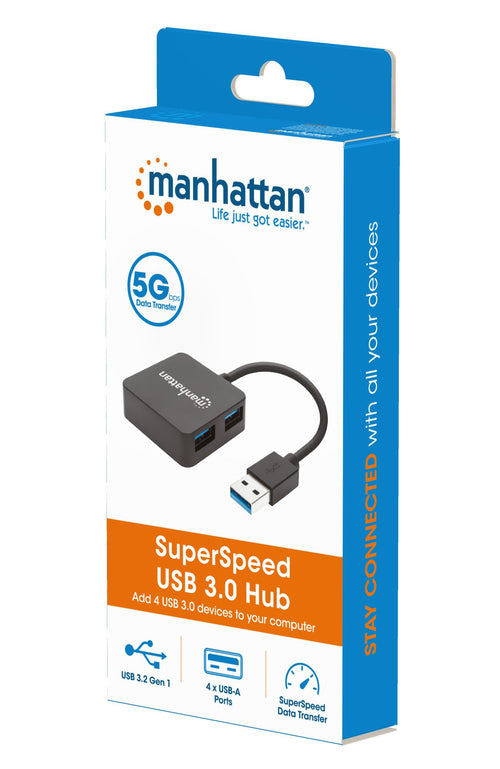 SuperSpeed USB 3.2 Gen1 Hub 4 Porte USB A