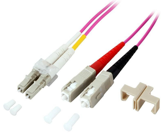 Cavo Fibra Ottica Multimodale OM4 SC/LC 50/125 15 m